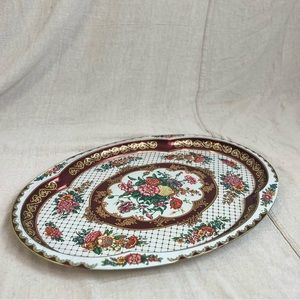 Vintage Daher Decorated Ware Ornate Tray